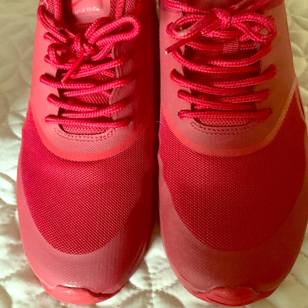 Red Nike sneakers